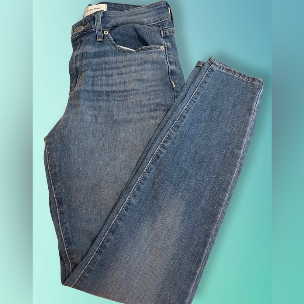 Signature by Levi's Strauss Co. Womens Mid Rise Skinny Denim Jeans Size 2 W26